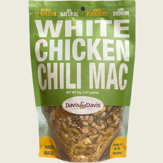 Davis and Davis White Chicken Chili Mac