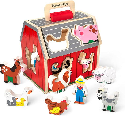 Melissa and Doug Take-Along Sorting Barn