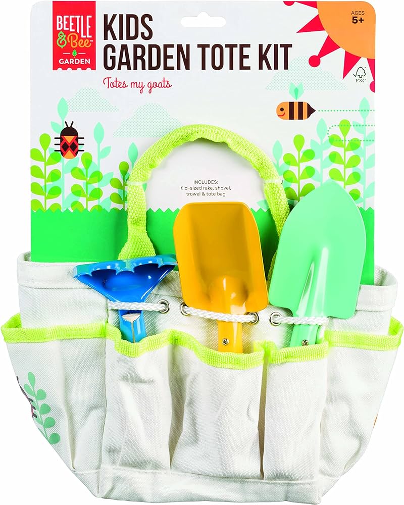 Beetle & Bee's Kids Garden Tote Kit