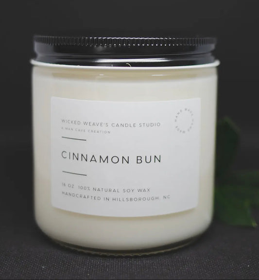 NEW! Wicked Weave's Cinnamon Bun Candle