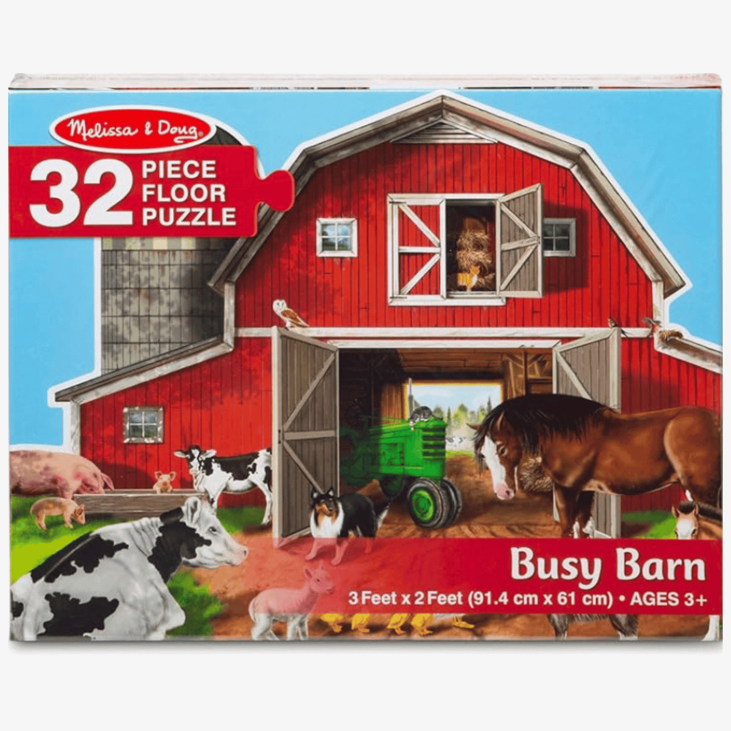 Melissa & Doug Busy Barn Floor Puzzle