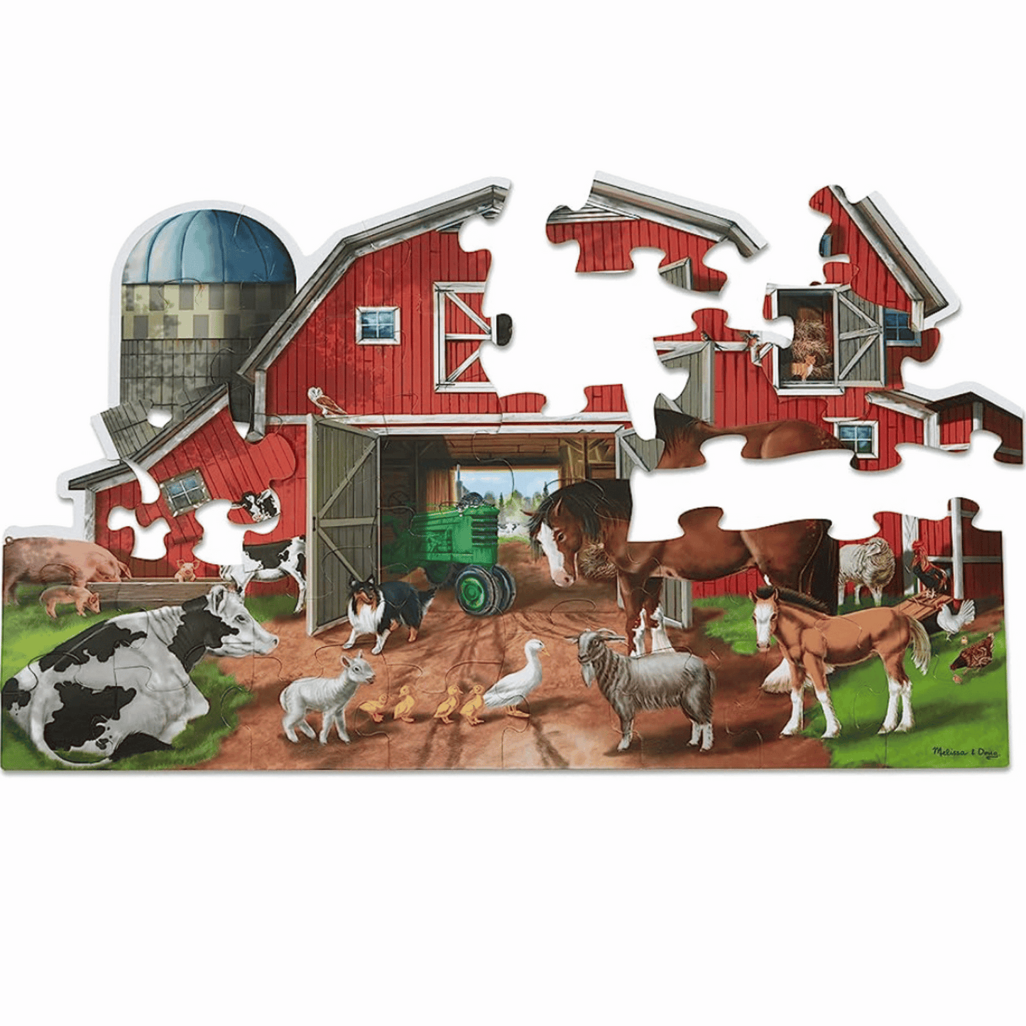 Melissa & Doug Busy Barn Floor Puzzle