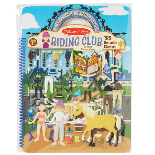 Melissa and Doug Riding Club Puffy Sticker Playset