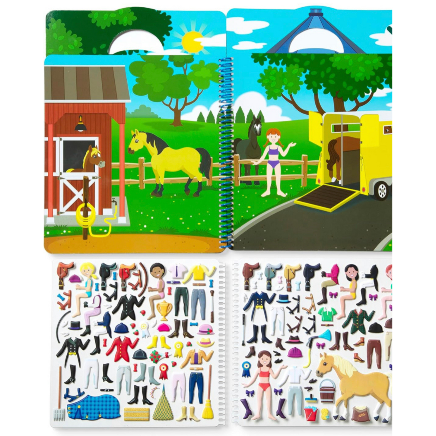 Melissa and Doug Riding Club Puffy Sticker Playset