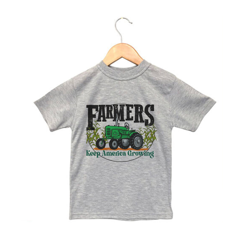 Farmers Keep America Growing Kids Shirt - Barefoot Baby