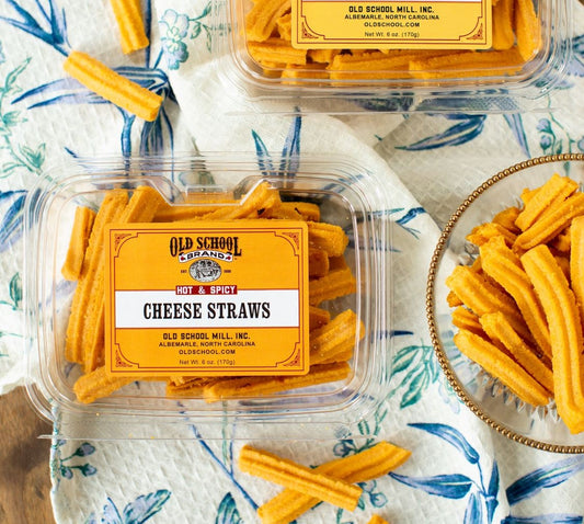 Old School Brand Hot & Spicy Cheese Straws