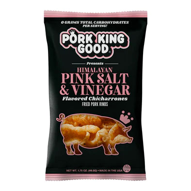 Pork King Good Himalayan Pink Salt & Vinegar Pork Rinds
