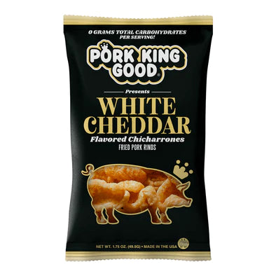 Pork King Good White Cheddar Pork Rinds